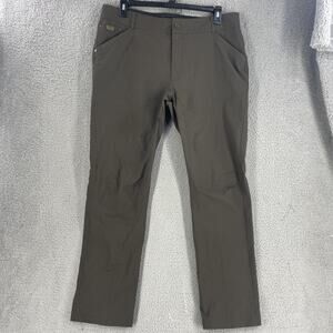 Kuhl Pants Mens 38 x32 Brown Ripstop Stretch Outdoor Hiking Gusseted